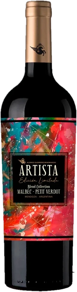Botella Artista Malbec · Petit Verdot
