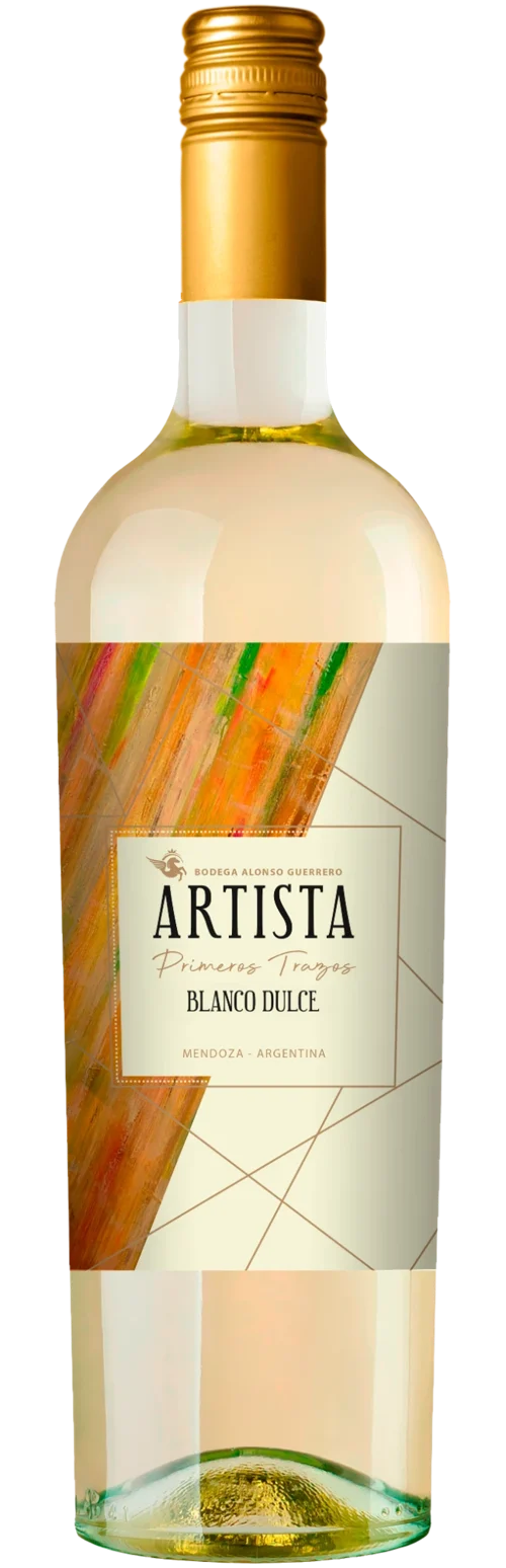 Botella Artista Primeros Trazos Blanco Dulce